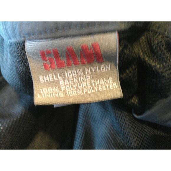 Slam Men’s Grey Nylon Snow Pants Size Medium Belted Inseam 30” Winter Ski Gear - Picture 6 of 11